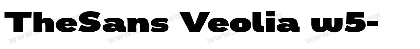 TheSans Veolia w5字体转换
